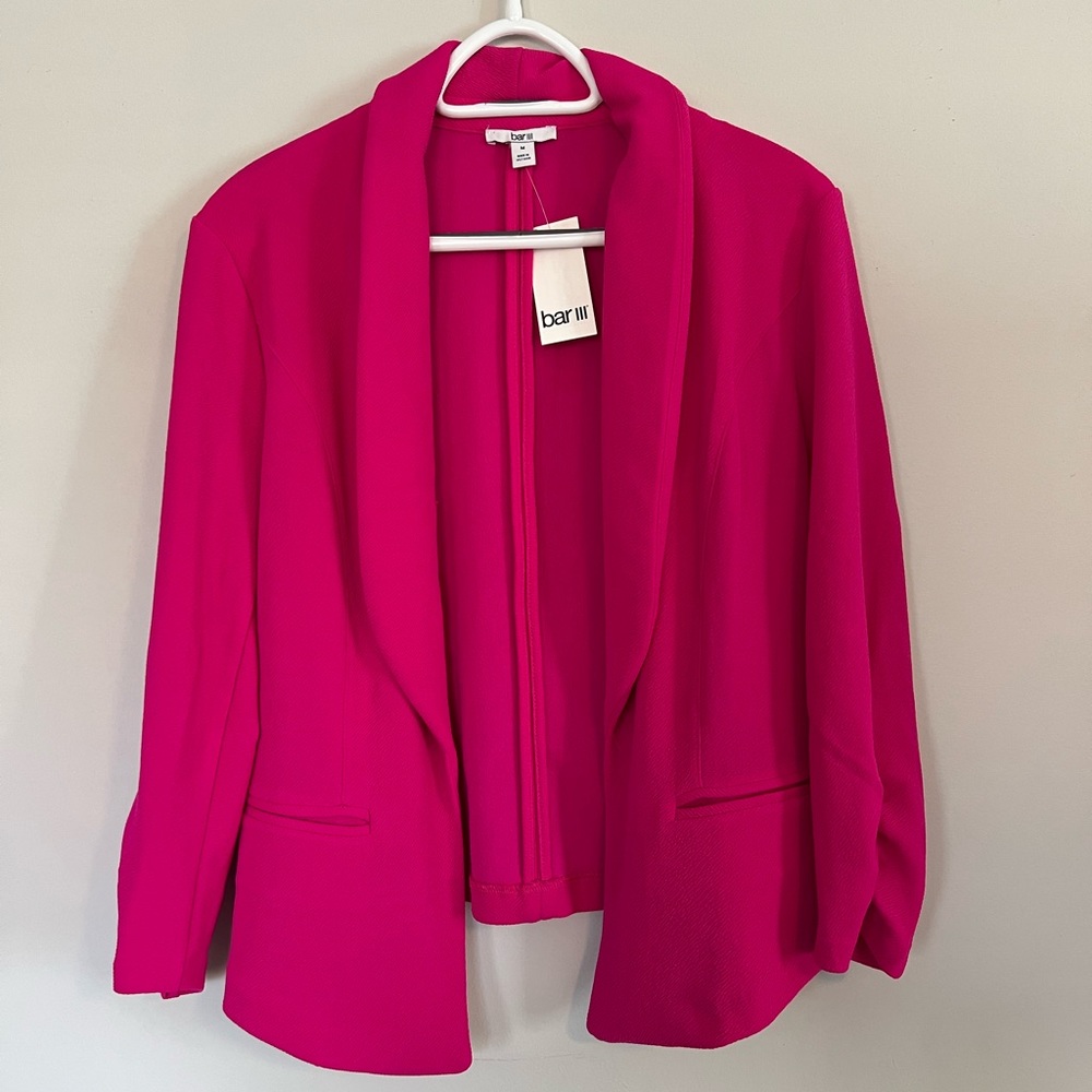Bar III Fuchsia blazer